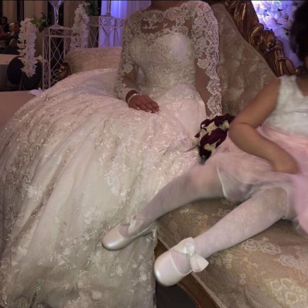 Oleg Cassini wedding gown